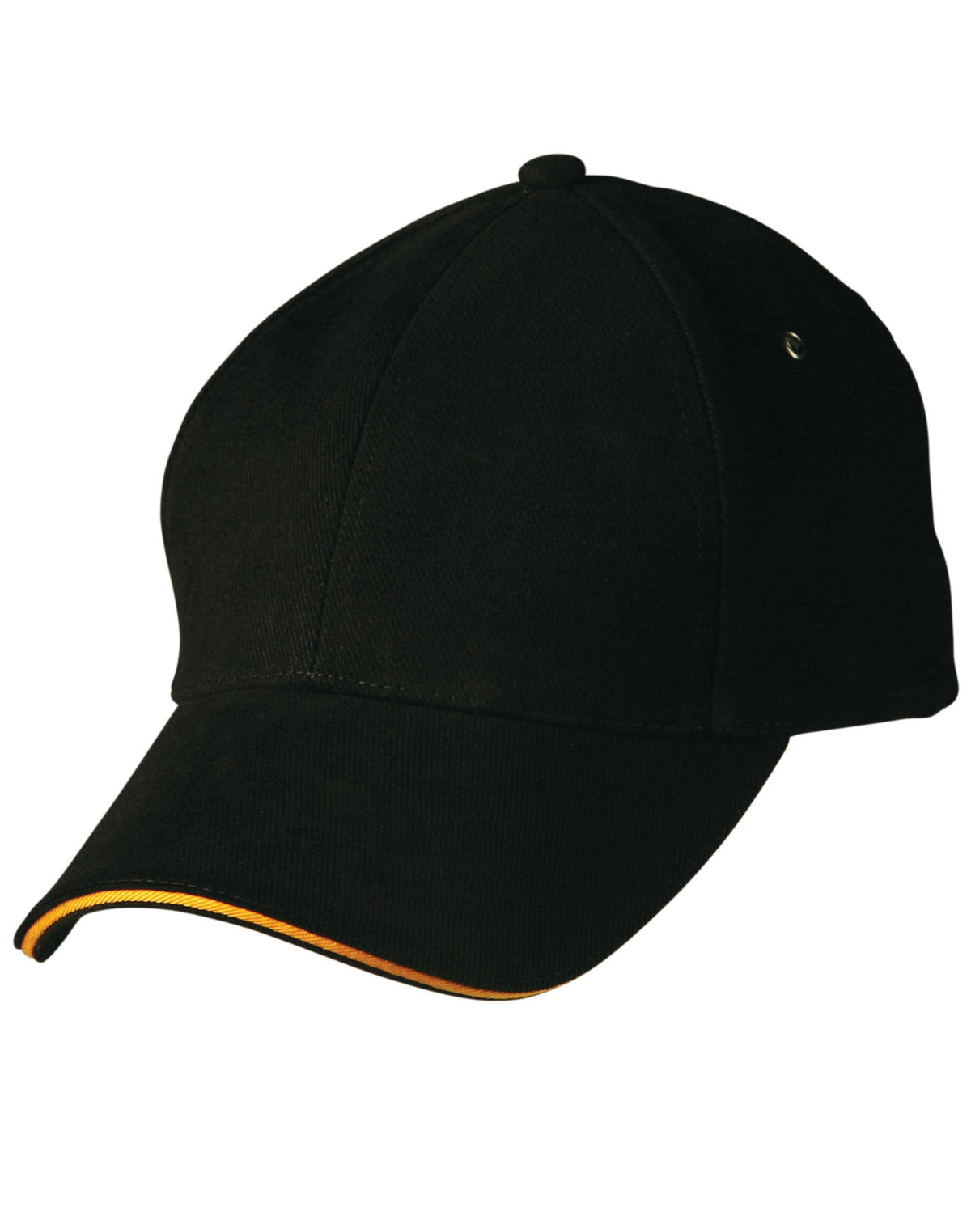 Sandwich Peak Cap with Contrasting Color Detail