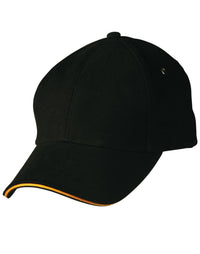 Sandwich Peak Cap with Contrasting Color Detail thumbnail 25