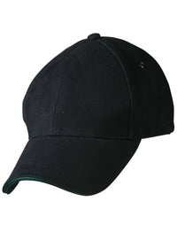 Sandwich Peak Cap with Contrasting Color Detail thumbnail 10