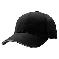 Sandwich Peak Baseball Cap with Contrast Detailing thumbnail 6 sandwich peak cap - madhats.com.au