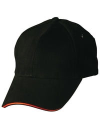 Sandwich Peak Cap with Contrasting Color Detail thumbnail 23