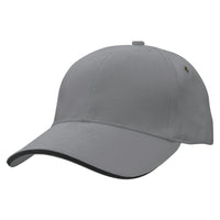 Sandwich Peak Baseball Cap with Contrast Detailing thumbnail 15 sandwich peak cap - madhats.com.au