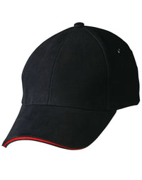 Sandwich Peak Cap with Contrasting Color Detail thumbnail 7