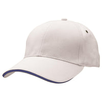 Sandwich Peak Baseball Cap with Contrast Detailing thumbnail 34 sandwich peak cap - madhats.com.au