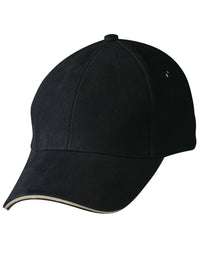 Sandwich Peak Cap with Contrasting Color Detail thumbnail 8