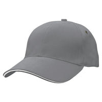 Sandwich Peak Baseball Cap with Contrast Detailing thumbnail 16 sandwich peak cap - madhats.com.au