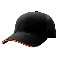 Sandwich Peak Baseball Cap with Contrast Detailing thumbnail 7 sandwich peak cap - madhats.com.au