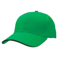 Sandwich Peak Baseball Cap with Contrast Detailing thumbnail 17 sandwich peak cap - madhats.com.au