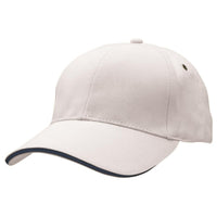 Sandwich Peak Baseball Cap with Contrast Detailing thumbnail 32 sandwich peak cap - madhats.com.au