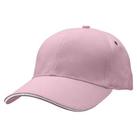 Sandwich Peak Baseball Cap with Contrast Detailing thumbnail 27 sandwich peak cap - madhats.com.au