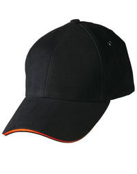Sandwich Peak Cap with Contrasting Color Detail thumbnail 26
