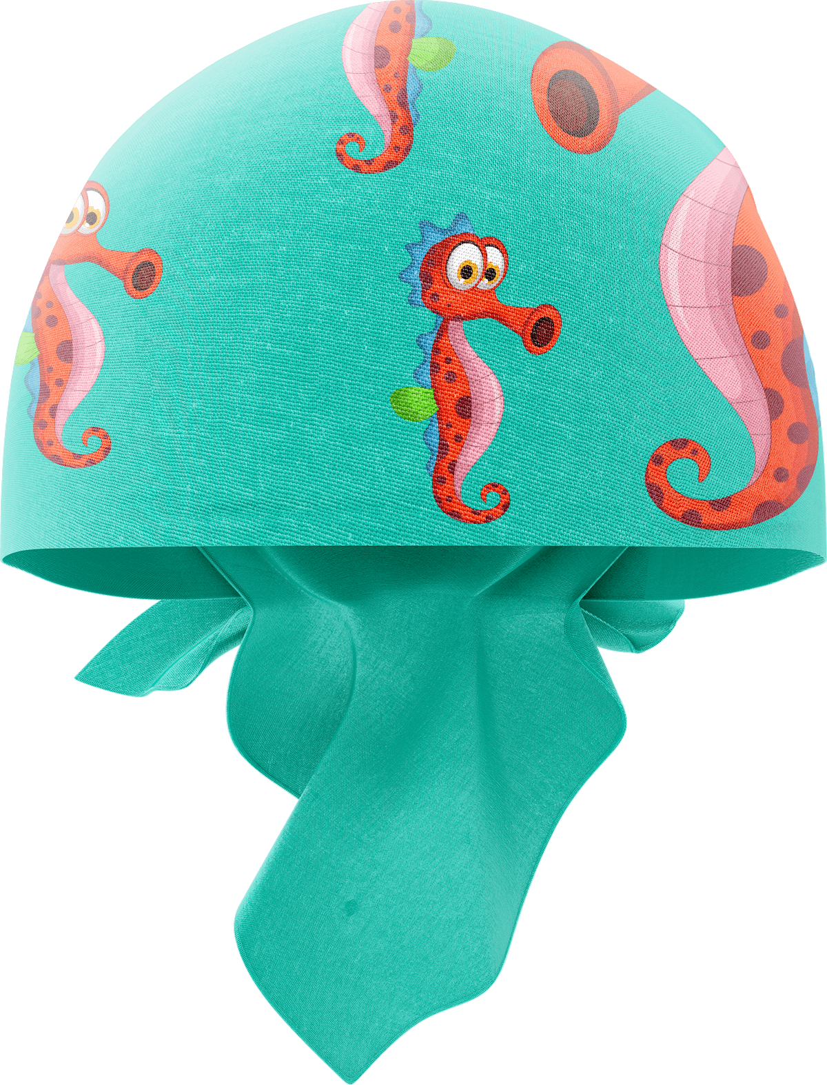 Sassy Seahorse Lightweight Coolactive Bandannas in Vibrant Colors