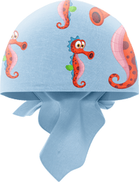 Sassy Seahorse Lightweight Coolactive Bandannas in Vibrant Colors thumbnail 2