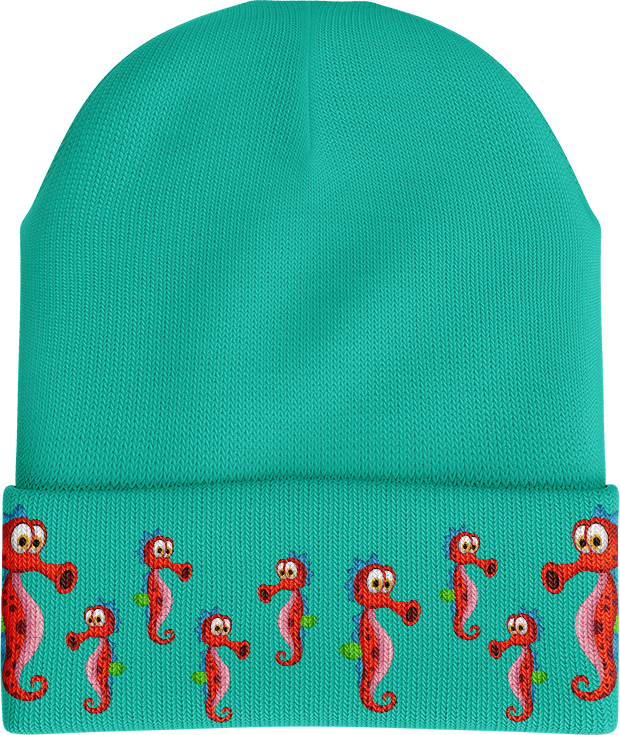 Sassy Seahorse Insulated Reflective Beanie with 3M Thinsulate