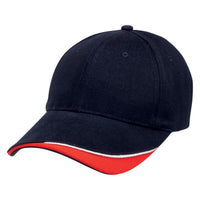 Signature Two-Tone Rollback Baseball Cap with Embroidered Eyelets thumbnail 11 signature - madhats.com.au