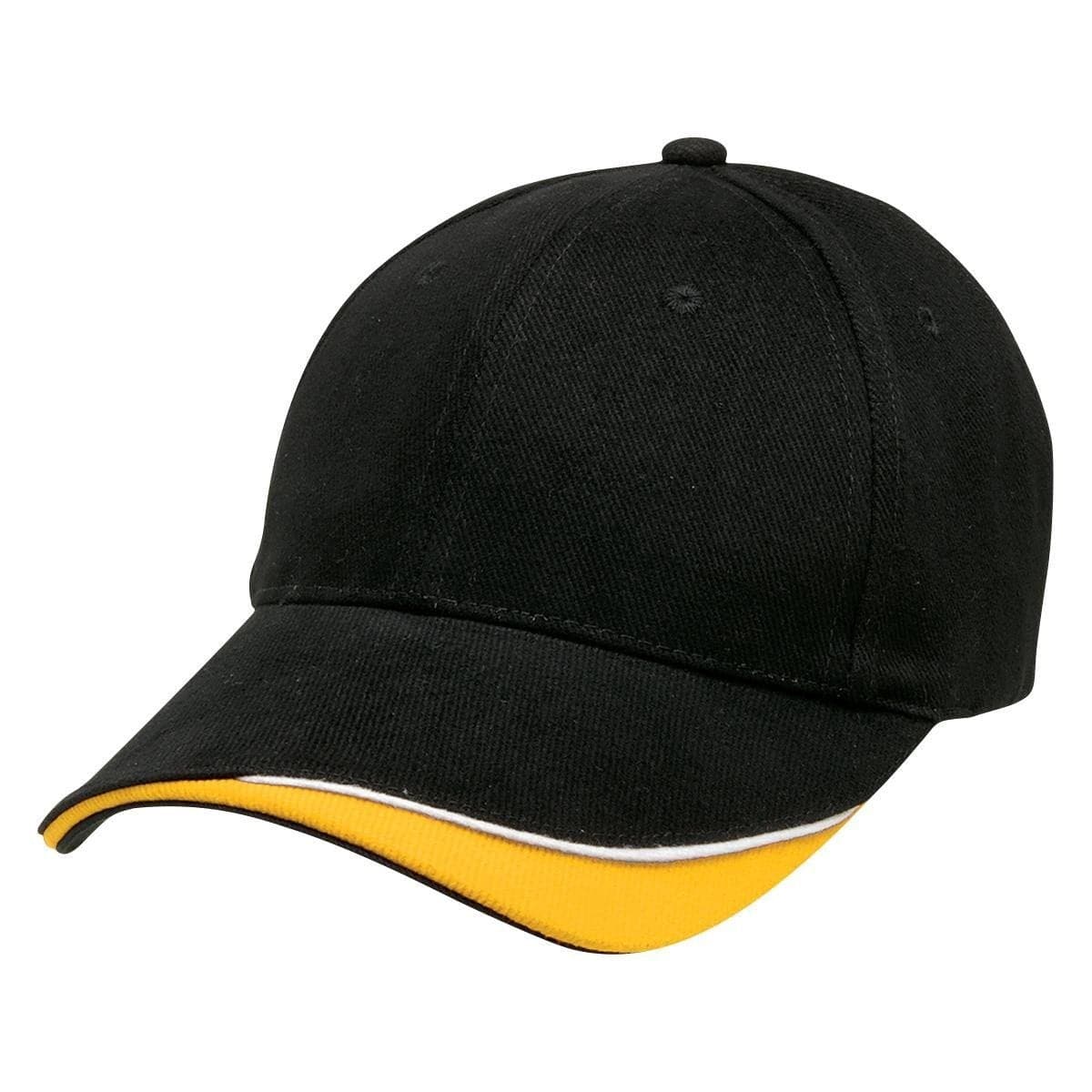 Signature Two-Tone Rollback Baseball Cap with Embroidered Eyelets