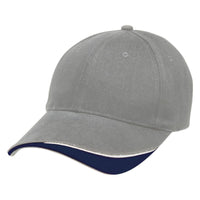 Signature Two-Tone Rollback Baseball Cap with Embroidered Eyelets thumbnail 16 signature - madhats.com.au