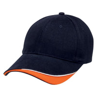 Signature Two-Tone Rollback Baseball Cap with Embroidered Eyelets thumbnail 9 signature - madhats.com.au