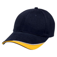 Signature Two-Tone Rollback Baseball Cap with Embroidered Eyelets thumbnail 7 signature - madhats.com.au
