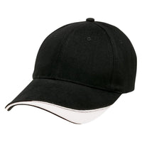 Signature Two-Tone Rollback Baseball Cap with Embroidered Eyelets thumbnail 5 signature - madhats.com.au
