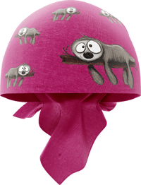 Snoozy Sloth Lightweight Coolactive Bandanna 560mm Square thumbnail 2