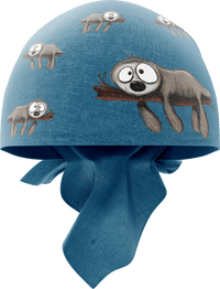 Snoozy Sloth Lightweight Coolactive Bandanna 560mm Square thumbnail 4