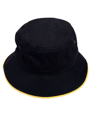 
            
                Load image into Gallery viewer, soft washed sandwich bucket hat - madhats.com.au
            
        