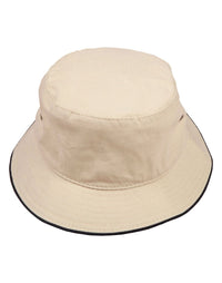 Soft Washed Cotton Cap with Contrast Sandwich Trim thumbnail 6