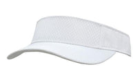 Sports Mesh Visor with Fabric Covered Short Touch Strap thumbnail 3