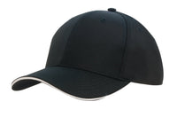 Sports Ripstop 6-Panel Cap with Sandwich Trim thumbnail 6