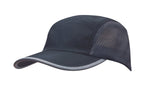 Sports Ripstop with Bee Hive Mesh and Towelling Sweatband - madhats.com.au