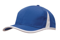 Structured 6-Panel Sports Ripstop Cap with Inserts and Trim thumbnail 7