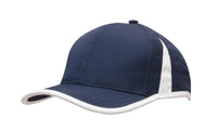 Structured 6-Panel Sports Ripstop Cap with Inserts and Trim thumbnail 9
