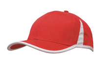 Structured 6-Panel Sports Ripstop Cap with Inserts and Trim thumbnail 8
