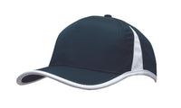 Structured 6-Panel Sports Ripstop Cap with Inserts and Trim thumbnail 1