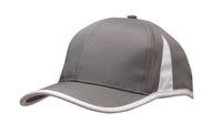 Structured 6-Panel Sports Ripstop Cap with Inserts and Trim thumbnail 3