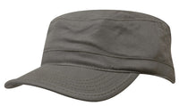 Sports Twill Military Cap with Pre-Curved Peak and Adjustable Strap thumbnail 3