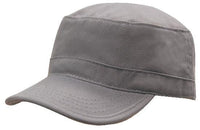 Sports Twill Military Cap with Pre-Curved Peak and Adjustable Strap thumbnail 5
