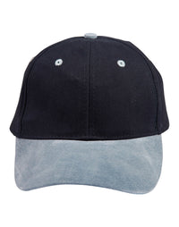 Premium Suede Peak Cap with Heavy Brushed Cotton Fabric thumbnail 3