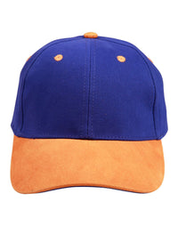 Premium Suede Peak Cap with Heavy Brushed Cotton Fabric thumbnail 1