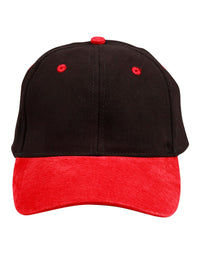 Premium Suede Peak Cap with Heavy Brushed Cotton Fabric thumbnail 10