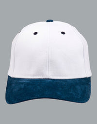 Premium Suede Peak Cap with Heavy Brushed Cotton Fabric thumbnail 11
