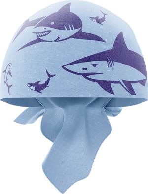 Swim With Sharks Bandannas - madhats.com.au