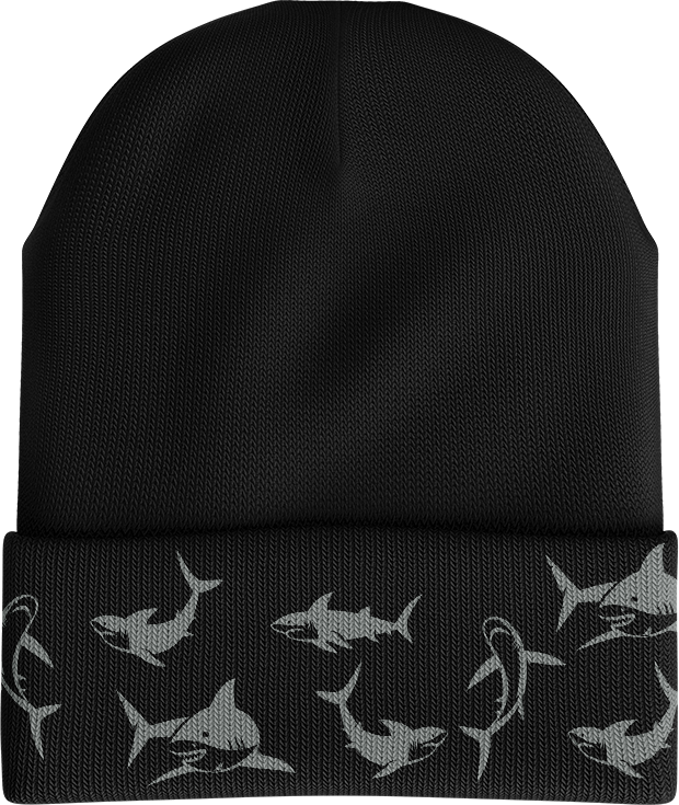 Swim With Sharks Insulated Reflective Beanie