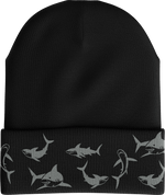Swim With Sharks Beanie - madhats.com.au