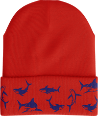 Swim With Sharks Insulated Reflective Beanie thumbnail 3