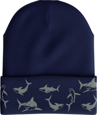 Swim With Sharks Insulated Reflective Beanie thumbnail 2