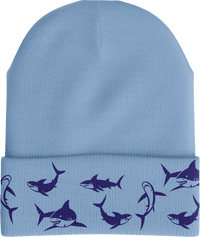 Swim With Sharks Insulated Reflective Beanie thumbnail 4