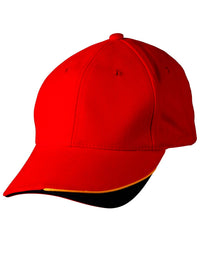 The Edge Two-Tone Heavy Brushed Sandwich Peak Cap thumbnail 12 the edge, two tone heavy brushed sandwich peak - madhats.com.au