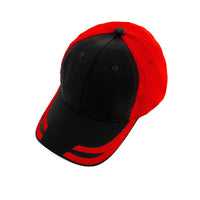 Tiburon Structured 6-Panel Cap with Pre-Curved Peak thumbnail 3 tiburon cap - madhats.com.au